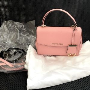 MICHAEL KORS AVA Mini LEATHER CROSSBODY BAG
